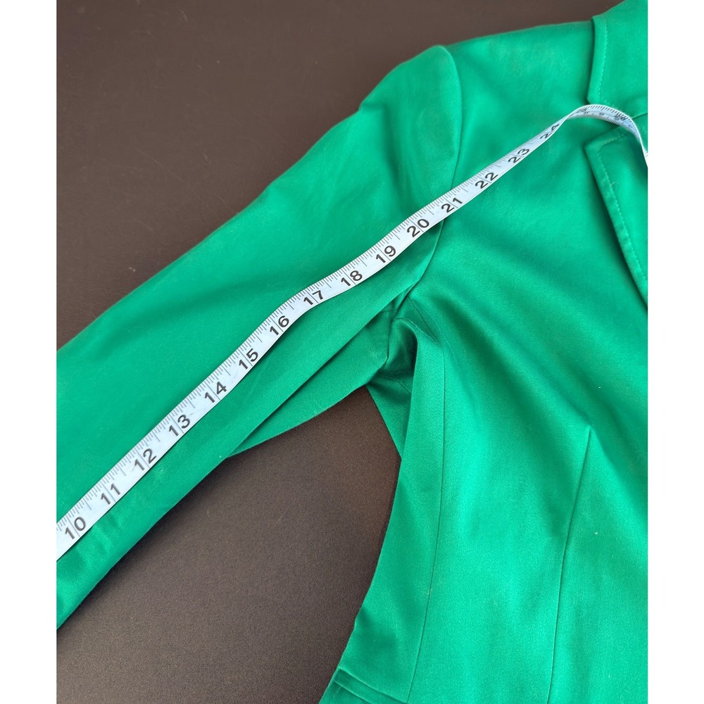 Banana Republic Green Blazer Women's Basic Office Work Career Business Size 8 - Picture 12 of 13